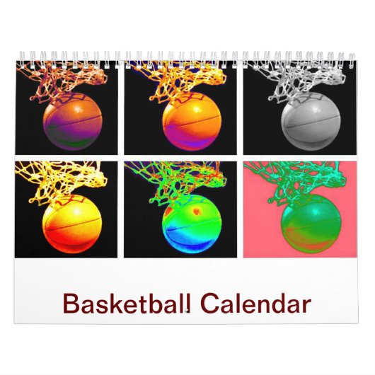 Calendrier Mural Basket-ball (Protection)