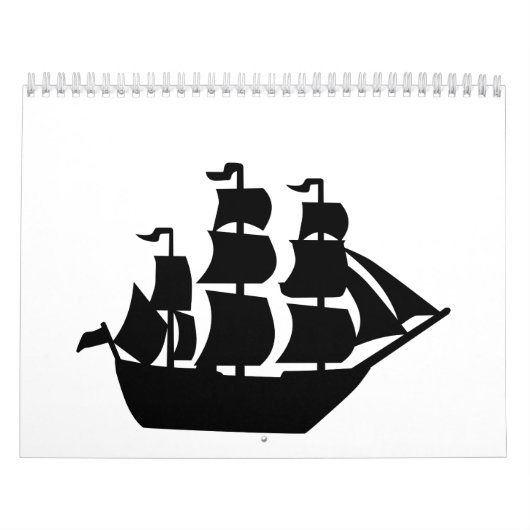 Calendrier Mural Bateau de pirate (Protection)