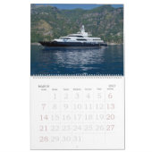 Calendrier Mural Bateaux de 12 mois (Mar 2027)