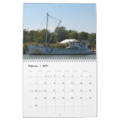 Calendrier Mural Bateaux de la baie de chesapeake (Feb 2027)