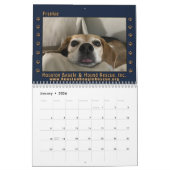 Calendrier mural Beagle 2025 (Jan 2026)