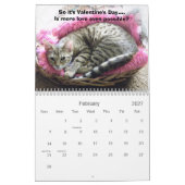 Calendrier Mural Beauté de chat du Bengale (Feb 2027)