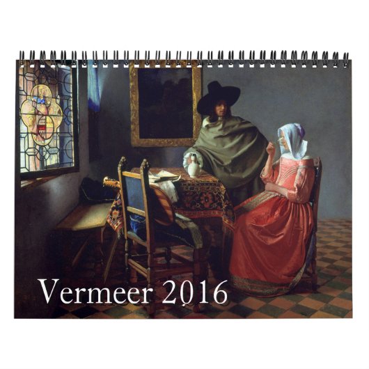 Calendrier Mural Beaux-arts de Vermeer (Protection)