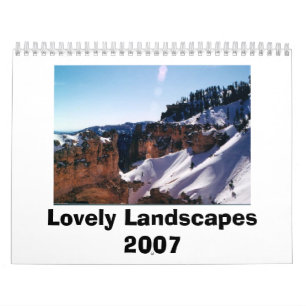 Calendrier Mural Beaux paysages 2007