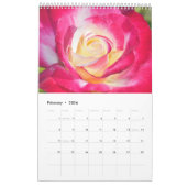 Calendrier Mural Beaux roses (Feb 2026)