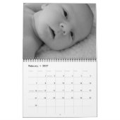 Calendrier Mural Bébé Payne (Feb 2027)