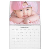 Calendrier Mural Bébés - garçons et filles (Feb 2027)