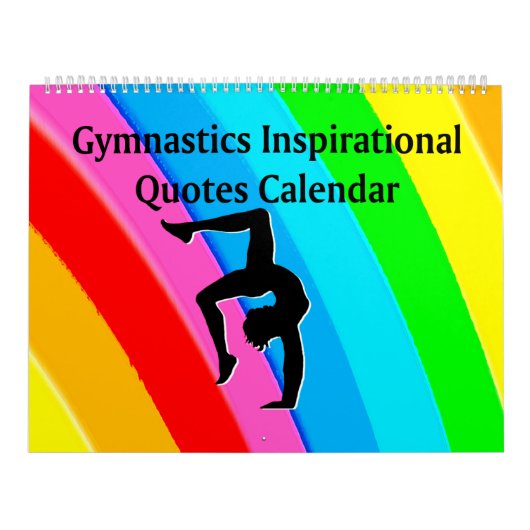 CALENDRIER MURAL BELLE INSPIRATION QUOTIDIENNE GYMNASTICS CALENDAR (Protection)