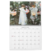 Calendrier Mural Belle peinture à fleurs Art fin (Mar 2026)