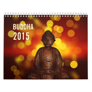 Calendrier Mural Belle statue spirituelle 2015 de Bouddha