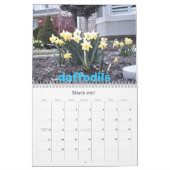Calendrier Mural Belles fleurs (Mar 2027)