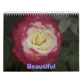 Calendrier Mural Belles fleurs (Protection)