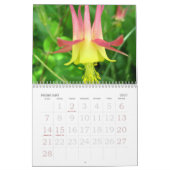 Calendrier Mural Belles fleurs tout au long de l'année (Feb 2027)