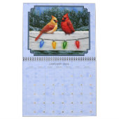 Calendrier Mural Belles peintures d'oiseaux (Jan 2026)