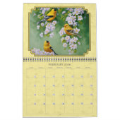 Calendrier Mural Belles peintures d'oiseaux (Feb 2026)