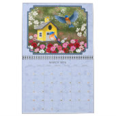 Calendrier Mural Belles peintures d'oiseaux (Mar 2026)