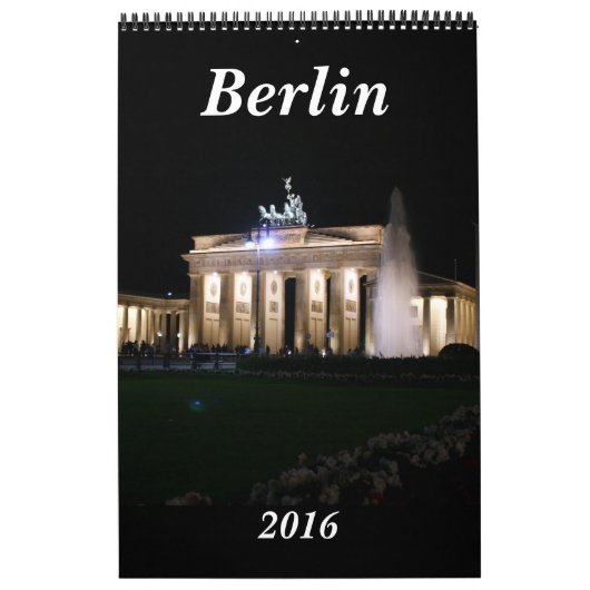 Calendrier Mural Berlin Allemagne 2016 (Protection)