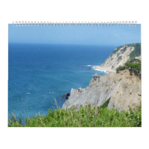 Calendrier Mural Block Island Bluffs - Block Island, Rhode Island