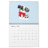 Calendrier Mural Blue Merle Australian Shepherd Deux pages M.Calend (Feb 2027)