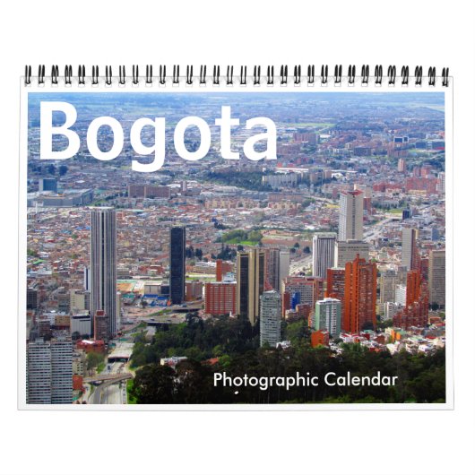 Calendrier Mural Bogota 2026 (Protection)