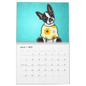 Calendrier Mural Boston Terriers Off-Leash Art™ Vol 1 (Mar 2027)