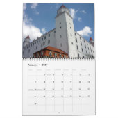 Calendrier Mural Bratislava 2014 (Feb 2027)