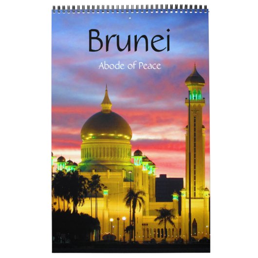 Calendrier Mural Brunei Darussalam (Protection)