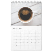 Calendrier Mural Café (Feb 2027)