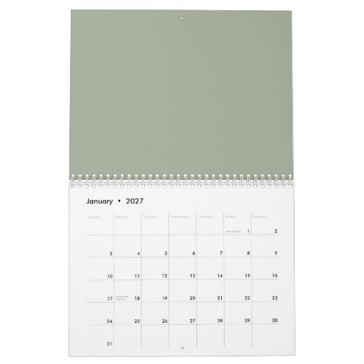 Calendrier Mural calander blinky (Jan 2027)