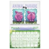 Calendrier Mural Calcul de la parade animale (Mar 2027)