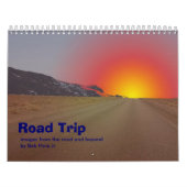 Calendrier Mural Cale de voyage par la route (Protection)