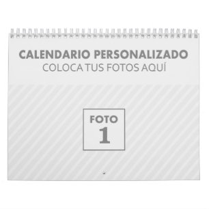Calendrier Mural Calendarios personalizados 2022 con foto plantilla
