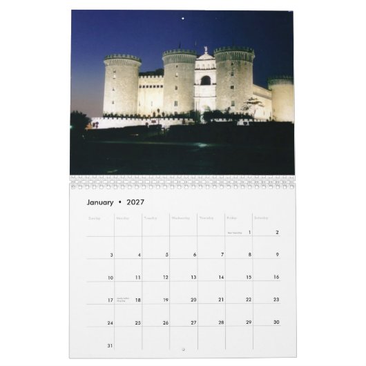 Calendrier Mural Calender1-Castel (Jan 2027)