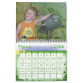 Calendrier Mural Calender plein de photos de famille (Mar 2026)