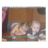 Calendrier Mural Calender plein de photos de famille (Protection)