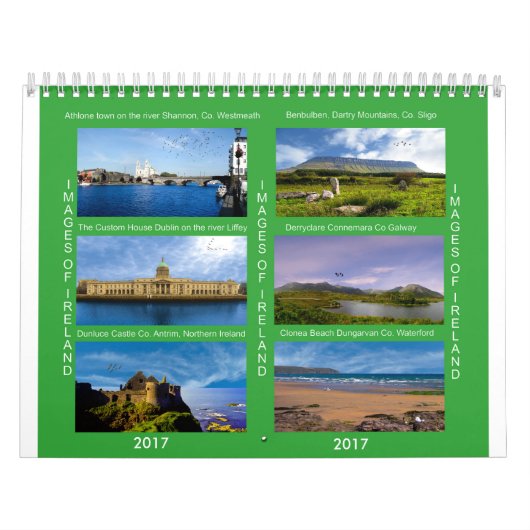 Calendrier Mural Calendrier-Blanc-Deux Pages (Protection)