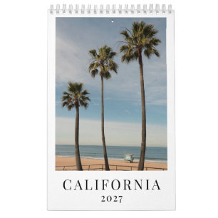 Calendrier Mural Californie 2027 Cadeau Photograph