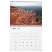 CALENDRIER MURAL CANYON DE BRYCE (Jan 2027)