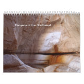 Calendrier Mural Canyons du sud-ouest (Protection)