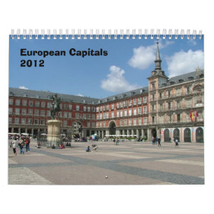 Calendrier Mural Capitales européennes