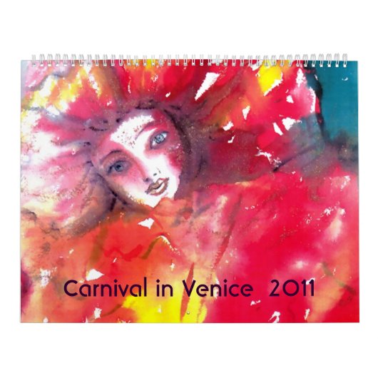 Calendrier Mural Carnaval à Venise 2011 (Protection)