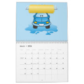 Calendrier Mural Carwash (Mar 2026)