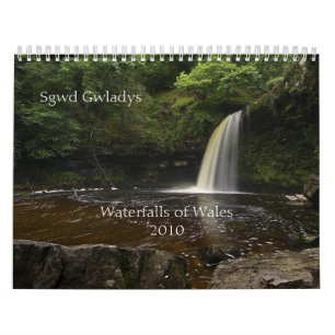 Calendrier Mural Cascades du Pays de Galles 2010