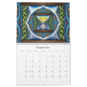 Calendrier mural celtique d'art (Jan 2026)