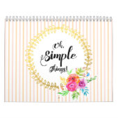 Calendrier Mural C'Est Simple ! (Protection)