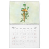 Calendrier Mural Champignon et fleurs (Mar 2027)