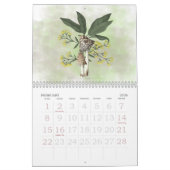 Calendrier Mural Champignon et fleurs (Feb 2026)