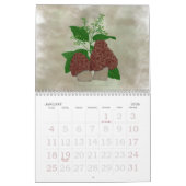 Calendrier Mural Champignon et fleurs (Jan 2026)