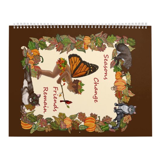 Calendrier Mural Changement de saisons (Protection)