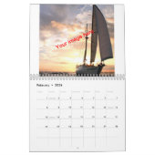 Calendrier Mural Chaque jour est un beau jour pour aller pêcher (Feb 2026)